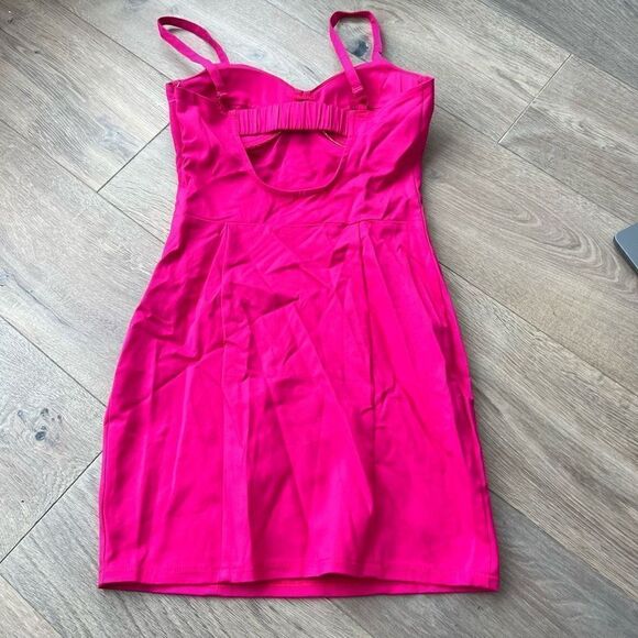 Superdown About Us Danica Dress in Size S Hot Pink - Picture 5 of 6